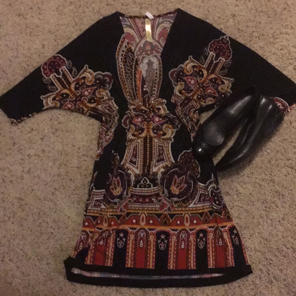 Cute V Neck Flowy Dress
